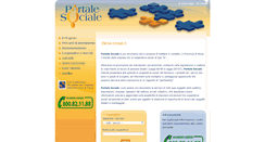 Desktop Screenshot of portale-sociale.it